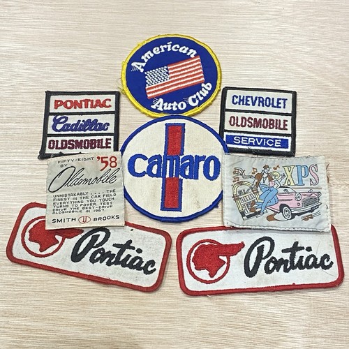 Vintage americana auto patches - americana,