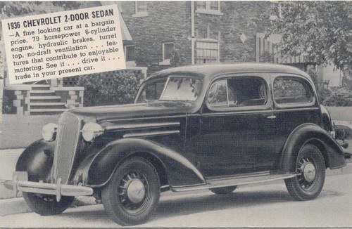 Chevrolet 1936 türer - 1936, 2