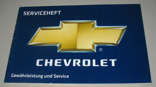 Serviceheft chevrolet - serviceheft,
