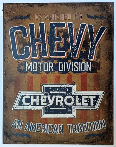 Chevrolet chevy metallplatte - metallplatte,