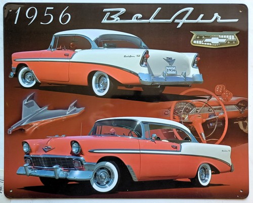 Chevrolet bel air - air, metalltafel